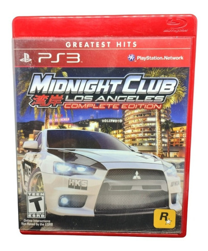 Jogo De Corrida Midnight Club Ps3 Edição Completa Original